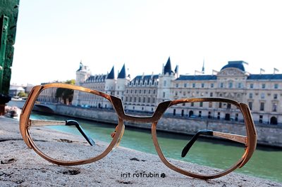 משקפיים בזהב וינטג' מול ארמון 3058 -1