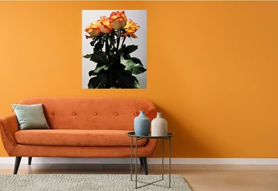 זר שושנים כתום - 5034 -79