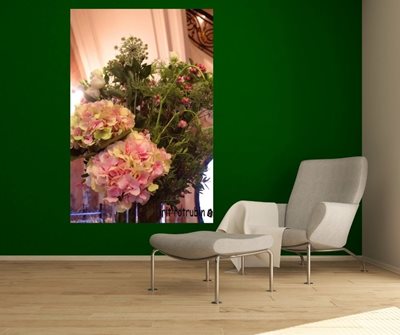 פרחים בוורוד בארמון 3854- 50