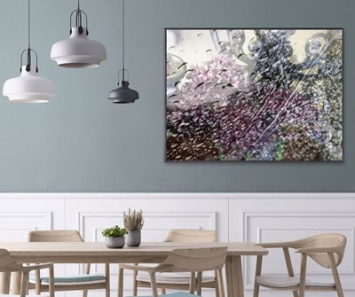 קולאז' גשם עם פרחים ופמוט 0041 -00