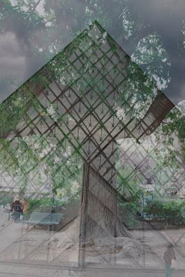 קולאז' פירמידה ועץ גוון לייטן 0047