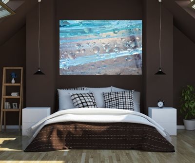 טיפות מים בטורקיז 1248 -12