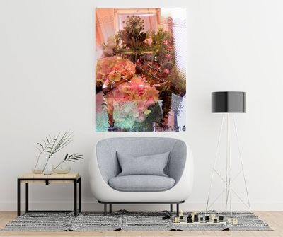 קולז' כיסא בארמון עם פרחים 00-0044