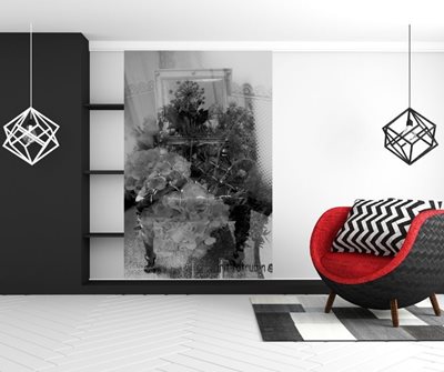 קולז' כיסא בארמון עם פרחים 00-0044