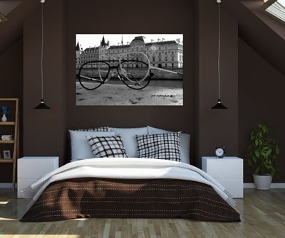 משקפיים בשחור לבן מול ארמון 3121 -1