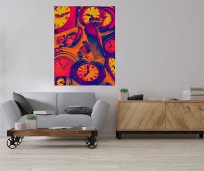 שעונים עתיקים צבעונים A 0383 -88