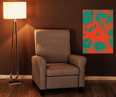 שעונים עתיקים צבעונים 88-B 0383