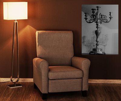 כוסות ליין עם פמוט עתיק 9273 -46א'