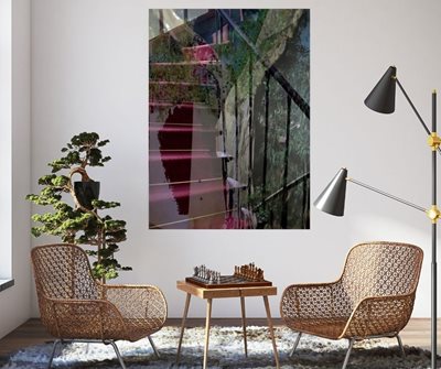 קולאז' עץ פורש ידיים ומדרגות 0067 -00