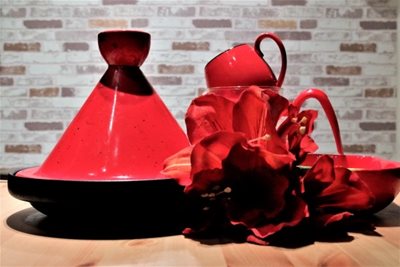 כלים למטבח באדום 8926 -38