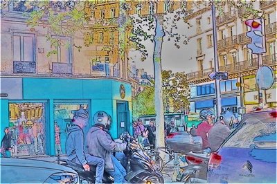 רחוב פריסאי ציורי 2493 -102