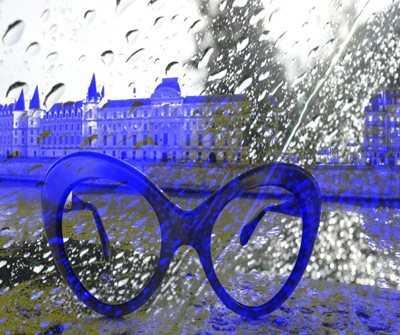 קולאז' טיפות גשם עם משקפים 0085 -00