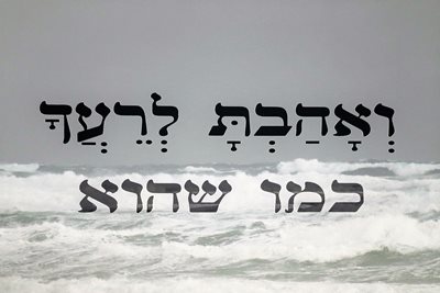 ואהבת לרעך כמו שהוא עם ים סוער 125 -00