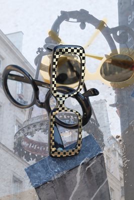 משקפיים וינטג' עם מנורת רחוב 00148