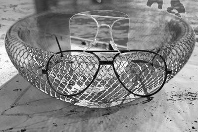 משקפיים וינטג' עם סלסלה 00189