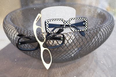 משקפיים וינטג' עם סלסלה 00186