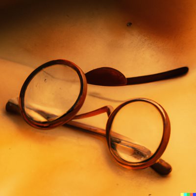 קולאג' דיגיטאלי משקפיים וינטג' 04.19.43