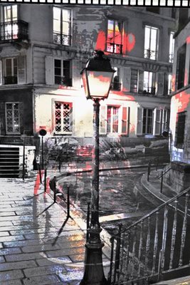 קולאז' פנס במונטפרנס וכוס ליין 0050 -00